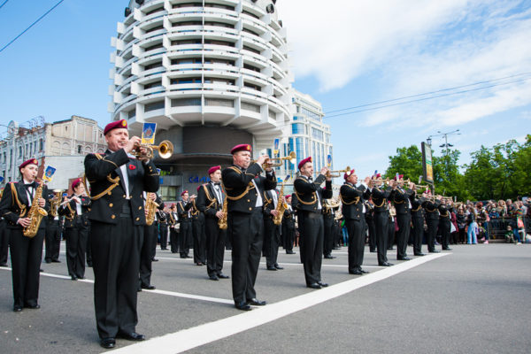 Организация мероприятия "Парад военных оркестров"